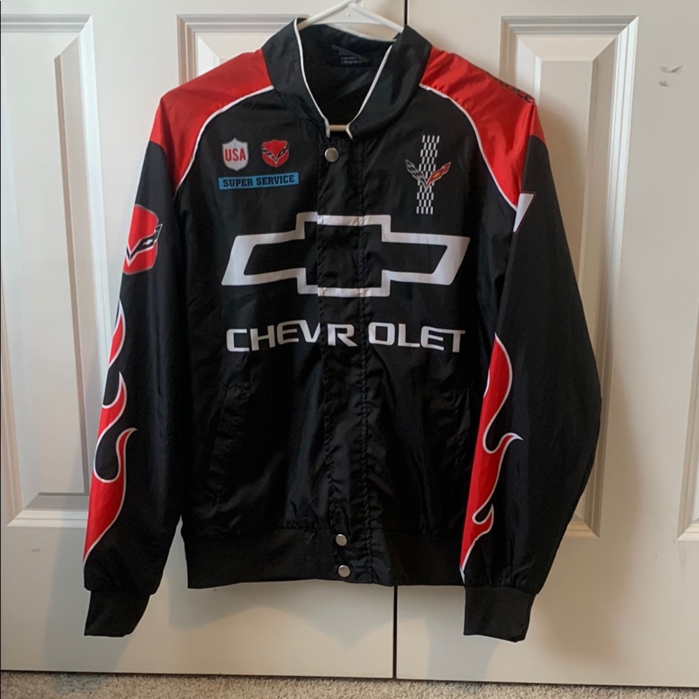 Black and Red Chevrolet Jacket